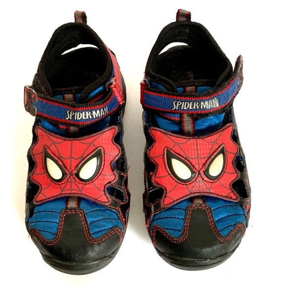 spiderman light up shoes stride rite